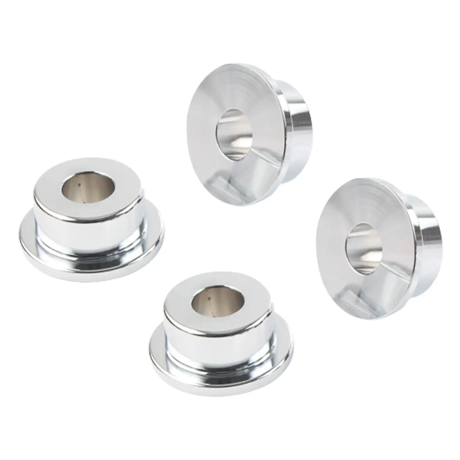 4 Pieces Handlebar Riser Bushings Mounts replacement Harley Sportster FX Softail Deuce Models Fine Surface Processing