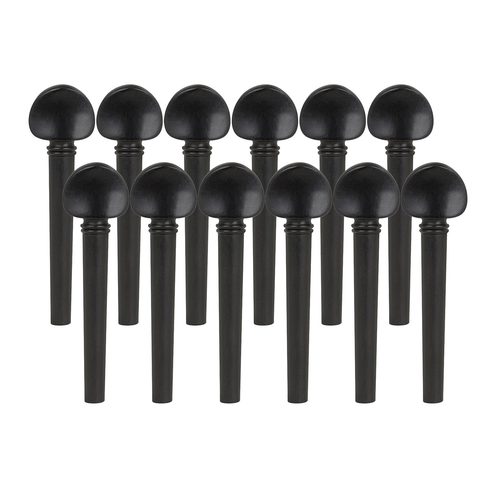 Violin Pegs Violin Replacement String Parts Ebony Wood Tuning Pegs Tunners Endpin