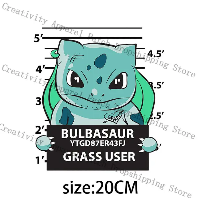 Compre Pokemon Tipo Agua Pokemon Mystery Dungeon Blue T Iron on Transfer  Patches for Kids Clothing DIY Badge Washable Stickers Applique on Clothes  Heat Press barato - preço, frete grátis, avaliações reais