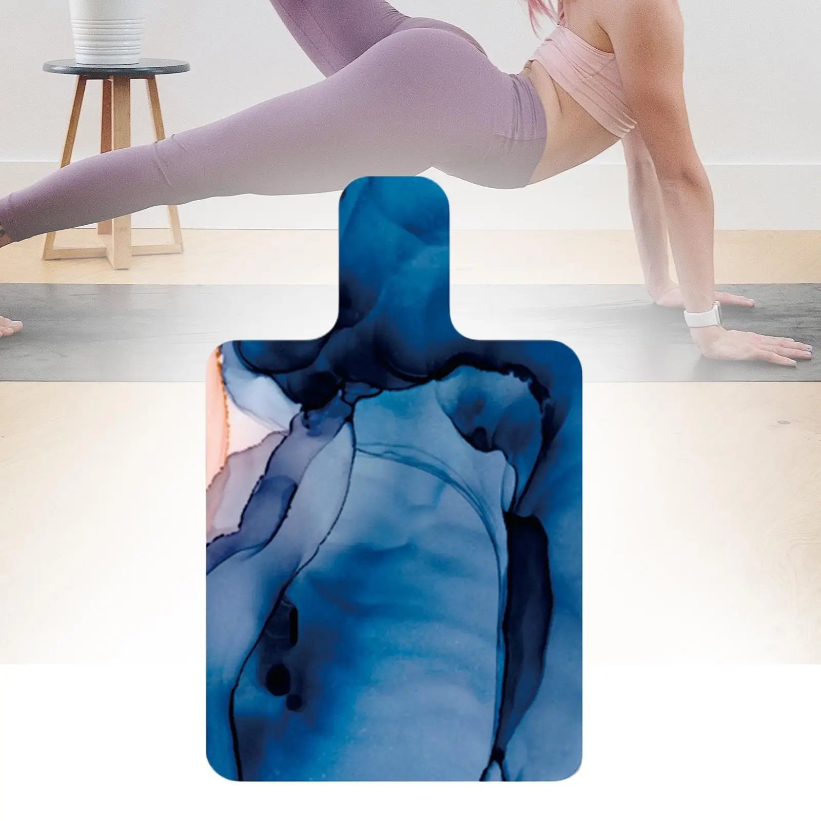 Yoga Pad Gym Floor Workout Exercise Mat Cushion Pilates Reformer Mat Towel