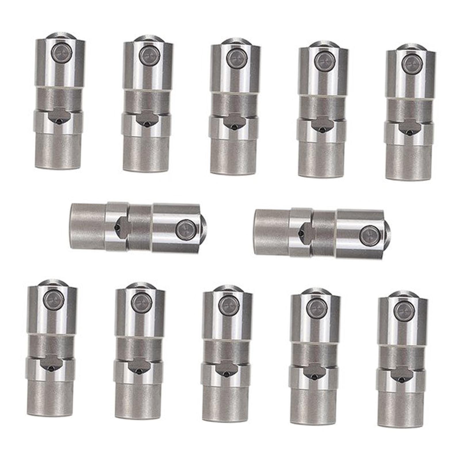 12 Pieces Hydraulic Roller Lifters Spare Parts Replaces Engine Valve Lifter for   3.1L 189Cid V6 171020070 HR376 Jb2270