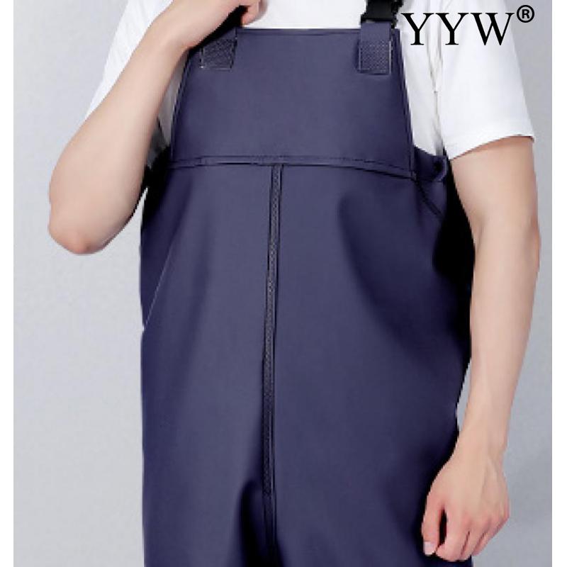 Description Picture 5 of itemPVC Fishing Waders Pants With Boots Set Thicken Waterproof Men Women Adult Lightweight Hunting Wading Chest Overalls Trousers