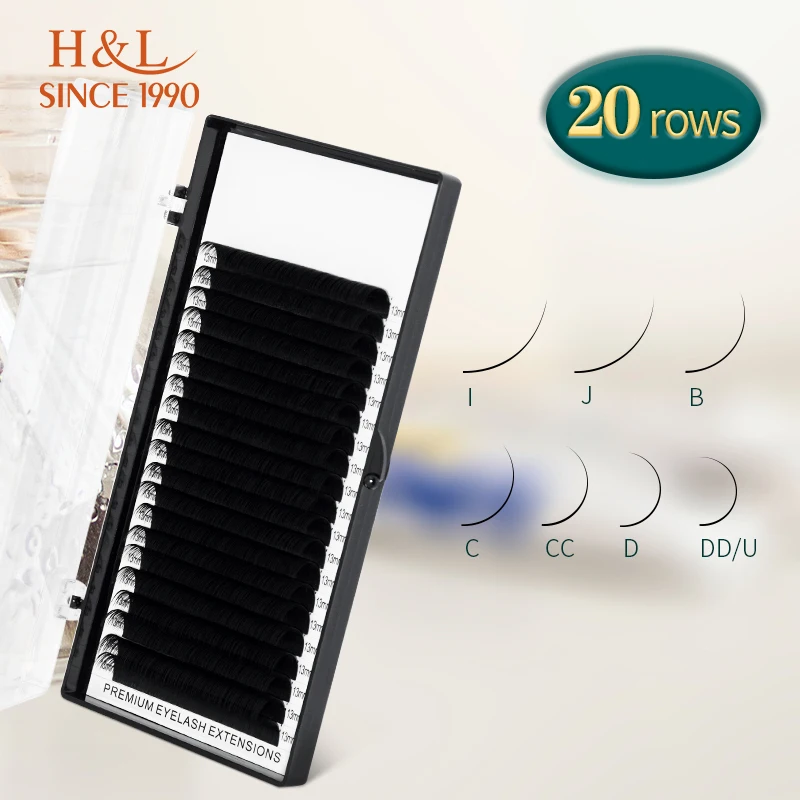 Best of H&L SINCE 1990 20Rows Individual Eyelash Extension Lashes Maquiagem Cilios For Soft Natural Faux Mink Eyelashes For Extensions Reviews & Tips