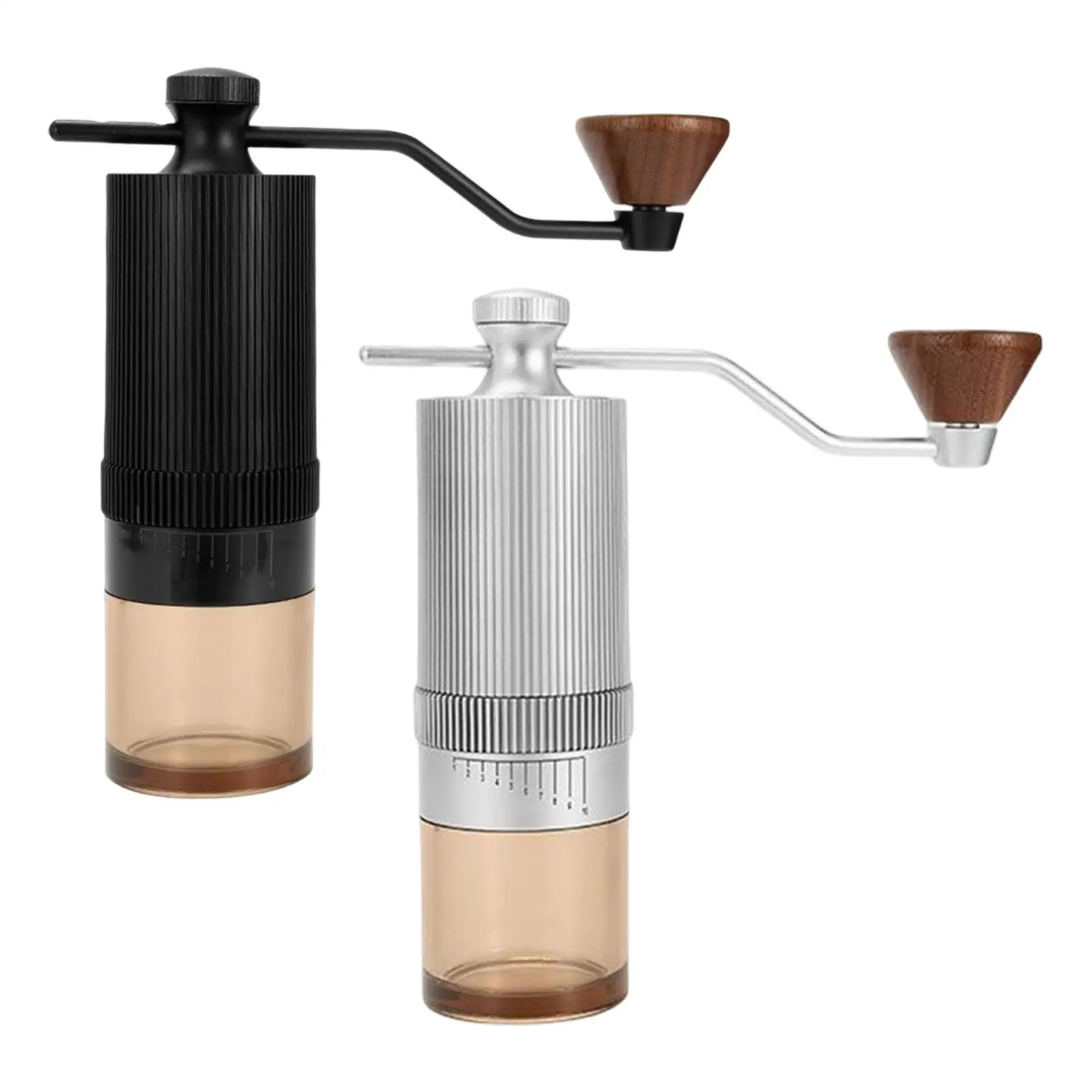 Portable Hand Crank Manual Coffee Grinder Conical Burr Coffee Mill with 420 Stainless Steel Burr for Espresso Gift Office Hiking
