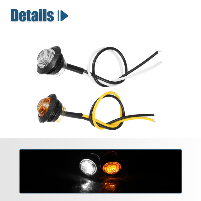 Universale Mini 12V 1W E4 LED Luce targa Luce targa Luce omologata E Moto  Auto Veicolo a motore Quad ATV Nero Impermeabile IP67 : : Auto e  Moto