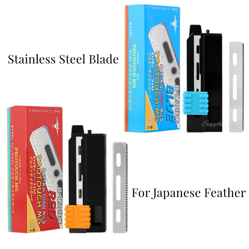 Best of 15 / 20 / 24pcs For Japanese Feather Old-fashioned Single-edged Replacement Razor Trimming Hair Stainless Steel Men's Safety Blade Reviews & Tips