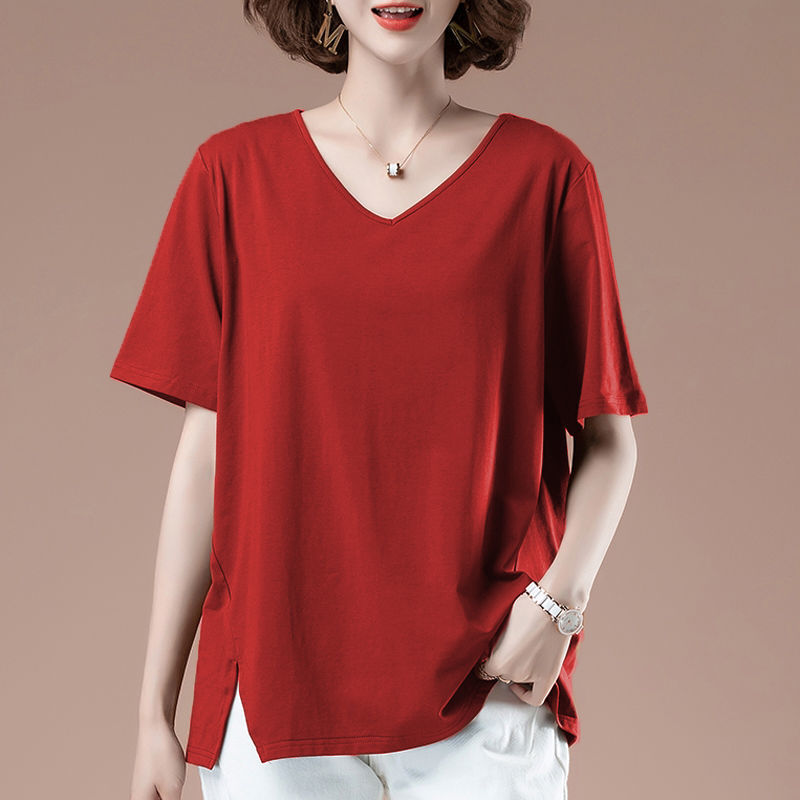 Moda V-Neck Coreano Assimétrico Blusa Roupas Femininas