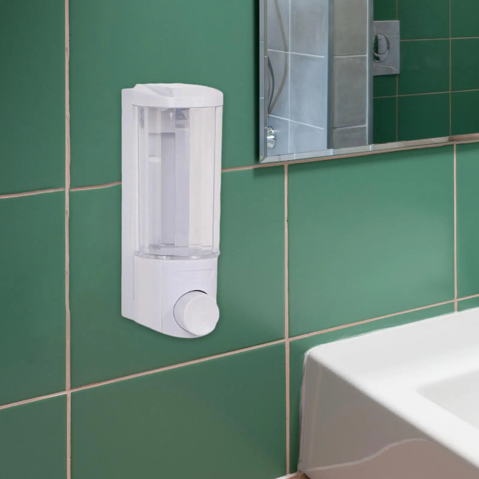 Wall Mounted Manual Soap Dispenser Shower Hand Soap Dispenser for Shampoo Gel Kitchen Residential Commercial Hotel