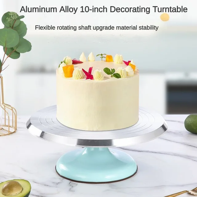 Cake Stand,urntable Rotating Cake Stand Decorating Kit,Cake Turntable  Swivel Plate Decoration Stand Platform Turntable - AliExpress