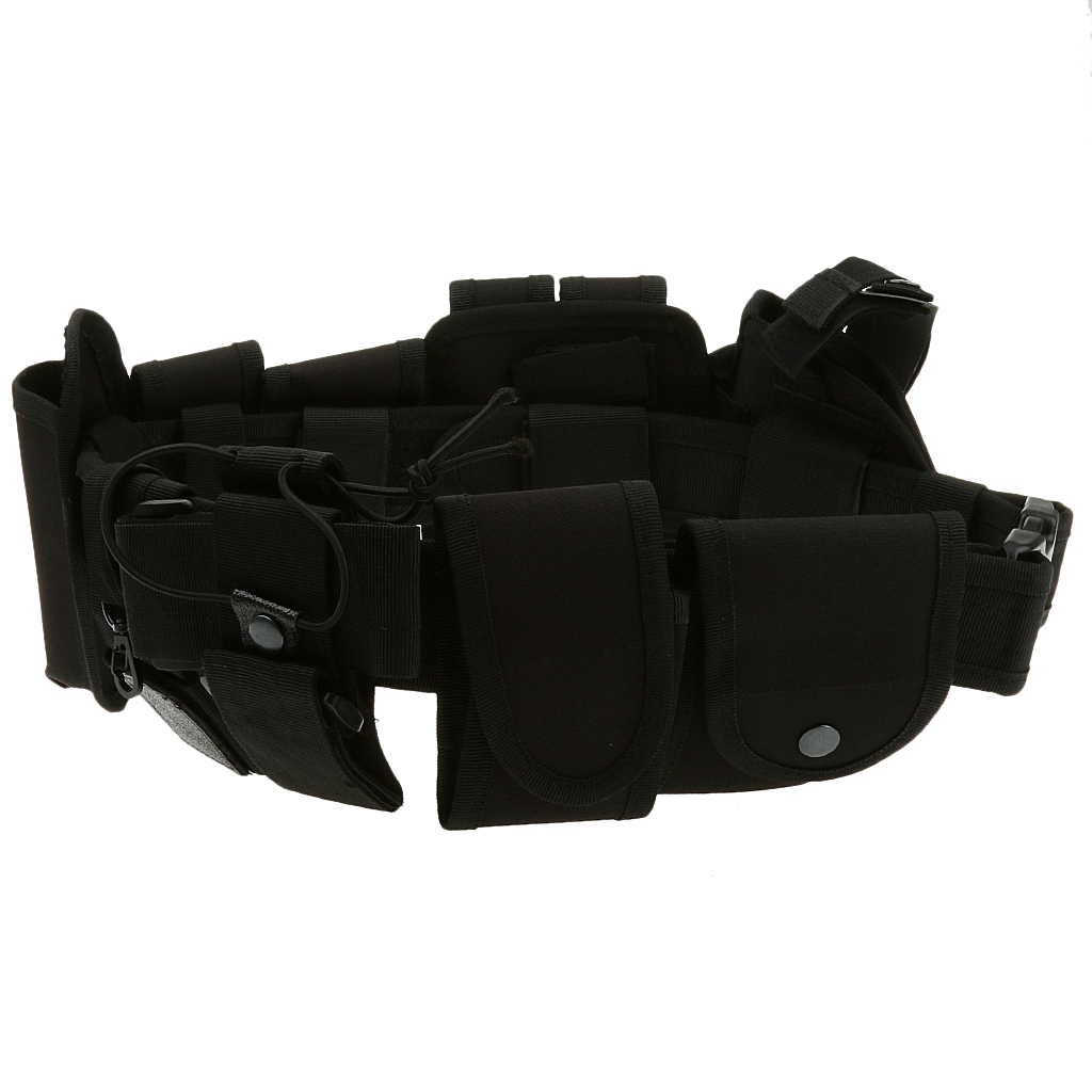 10 in 1 Outdoor Tactical Army Utility Belt Waist Bag Magazine Pouches Pocket