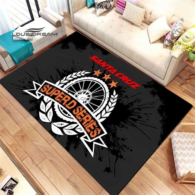 Santa Cruz Carpet and Rug Mountain Bike Bedroom Decor Floor Mat