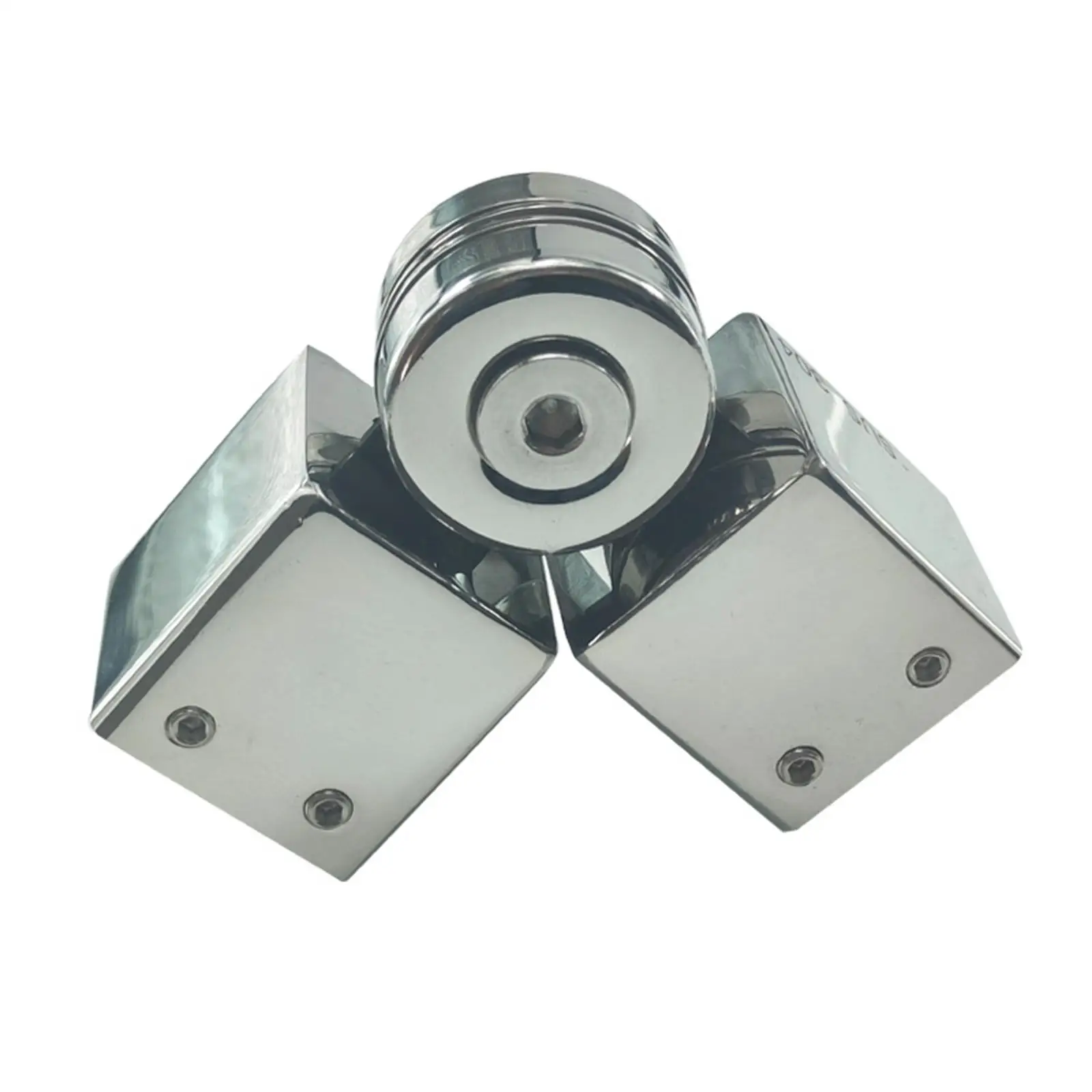 Glass Connector 2 Way for Fixing Glass Panels Shower Enclosure Ceiling
