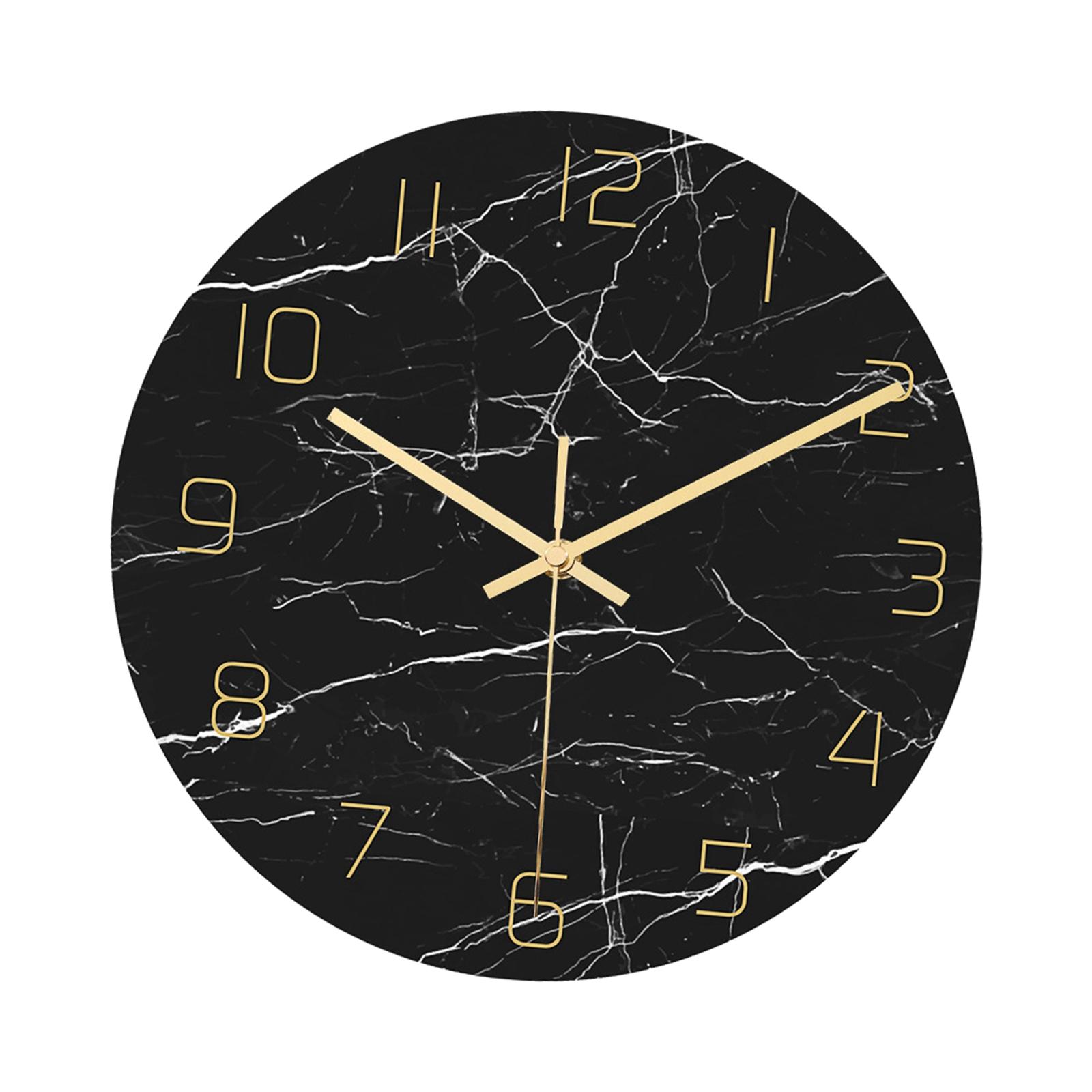 Nordic Wall Clock Marble Texture 12