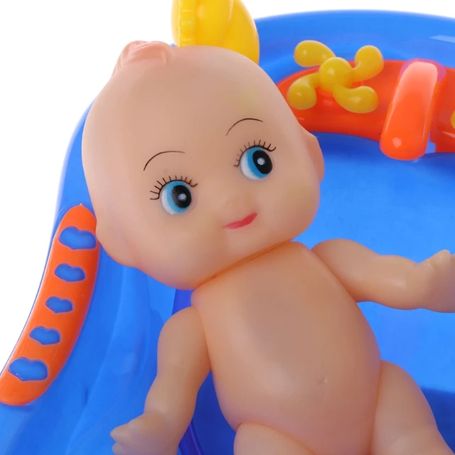 SEWACC 360 Pçs Brinquedos De Bebê De Plástico Brinquedos De Banheira Boneca  De Banho Boneca De Bebê De Plástico Mini Chá De Bebê De Plástico Brinquedos  De Jogo Brinquedos De Forma De