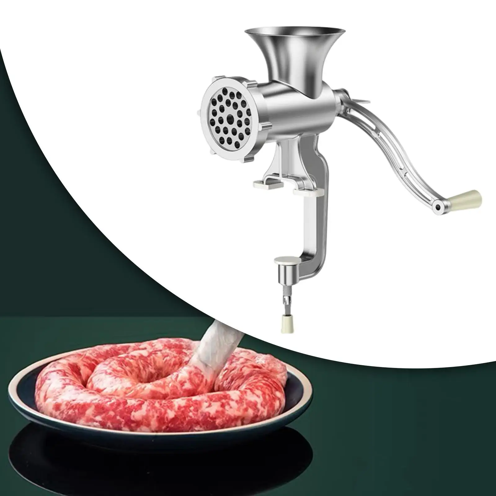 Manual Meat Grinder Multi Used Food Mincer Kitchen Tool Handheld Sausage Stuffer Maker for Fish Vegetable Beef sausages