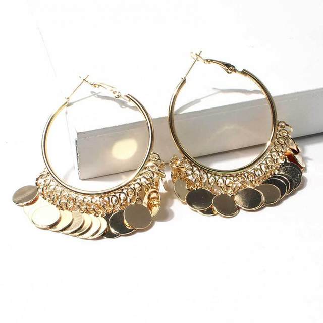 Lot De 12 Boucles D'oreilles Sans Perçage Dorées - Clips Réglables Pour Cartilage, Style Tendance Pour Fêtes Et Occasions