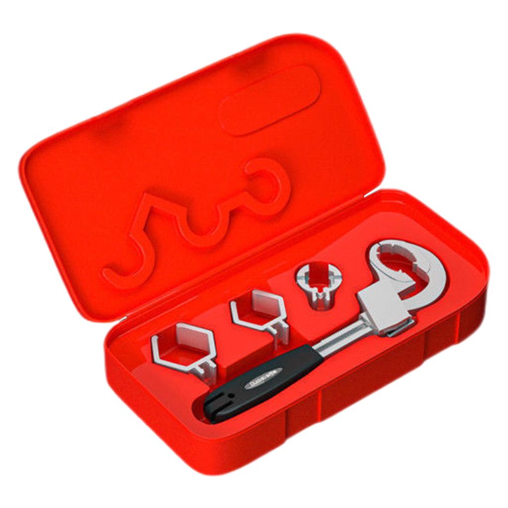 Wrench Set, Ratchet Car Repair 3 Chucks Variable Grip Wrench, for Home Water Pipe