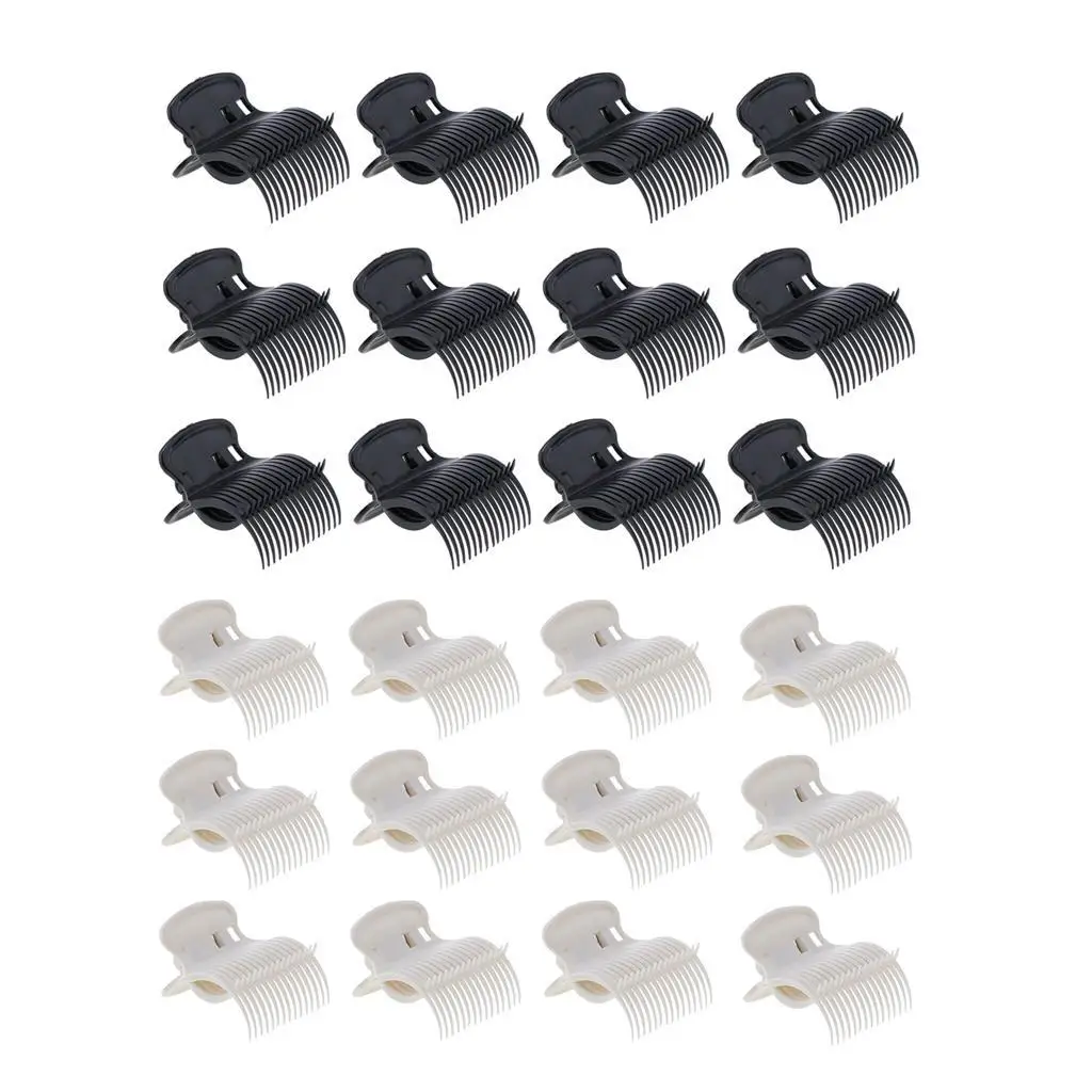 12pcs Hair Sectioning Clips Strong Handle Barber Beauty Salon for Hot