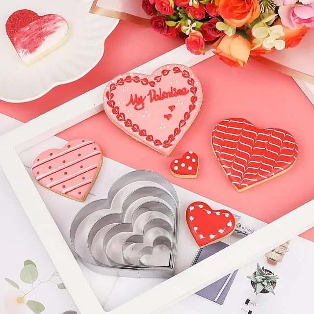 Cookie Cutters Shapes Baking Set, 24PCS Flower Round Heart Star Shape  Biscuit Stainless Steel Molds Kitchen Baking Small Cookie - AliExpress