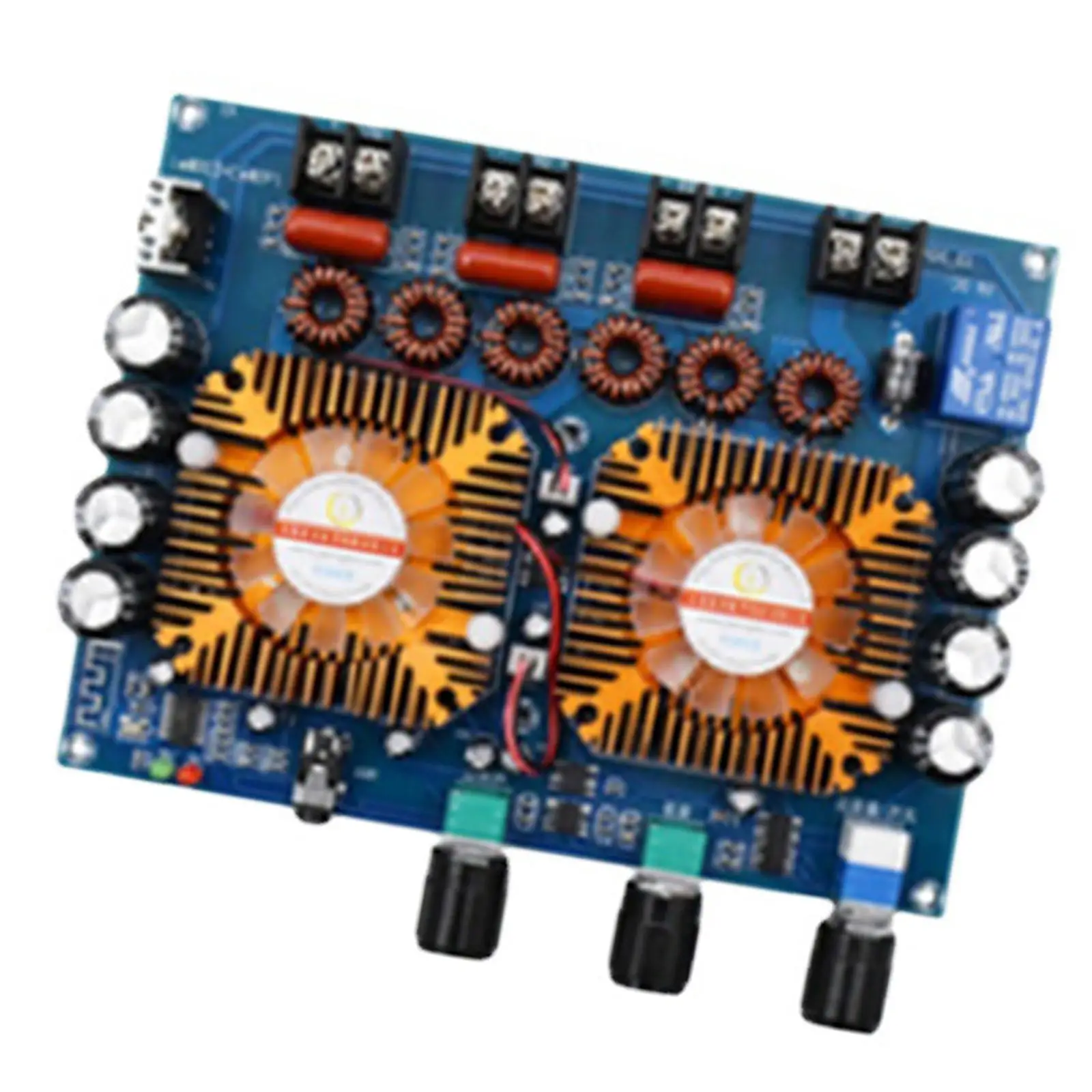   Amplifier Board  DC12-32V 160Wx2+220W TDA7498EX2 2.1 Channels Metal Durable Stereo Receiver for  Speakers