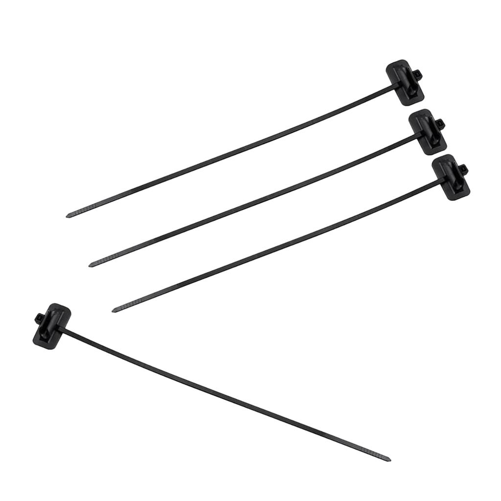 4 Uds bicicleta de montaña bicicleta autoblocante brida de cables freno/manguera de engranaje Cable línea guías de ruta Clips de fijación