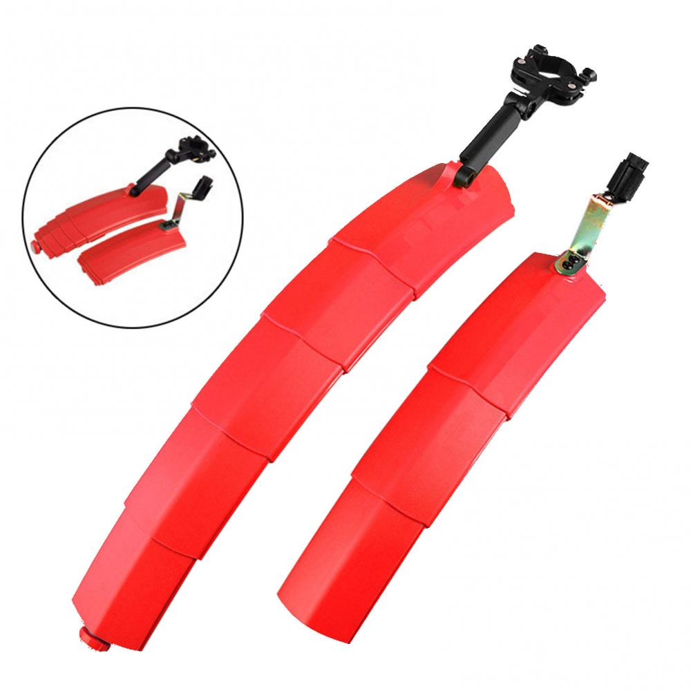 Title 10, Telescopic Bicycle Fenders with Light Adjustabl...