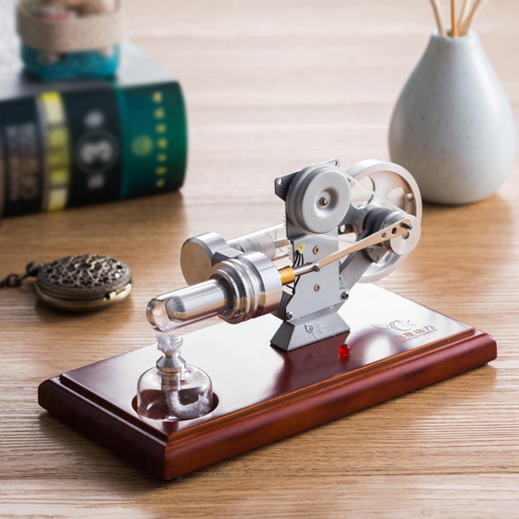 Stainless Steel Stirling Engine Electric Generator Engine Student Training