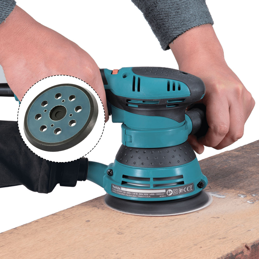 5 Zoll 8 Löcher 125 mm Hakenschlaufe Schleif Stützteller Elektrischer Exzenterschleifer Scheibenscheiben Porter Cable Backup Stick On Pad – Detail 4