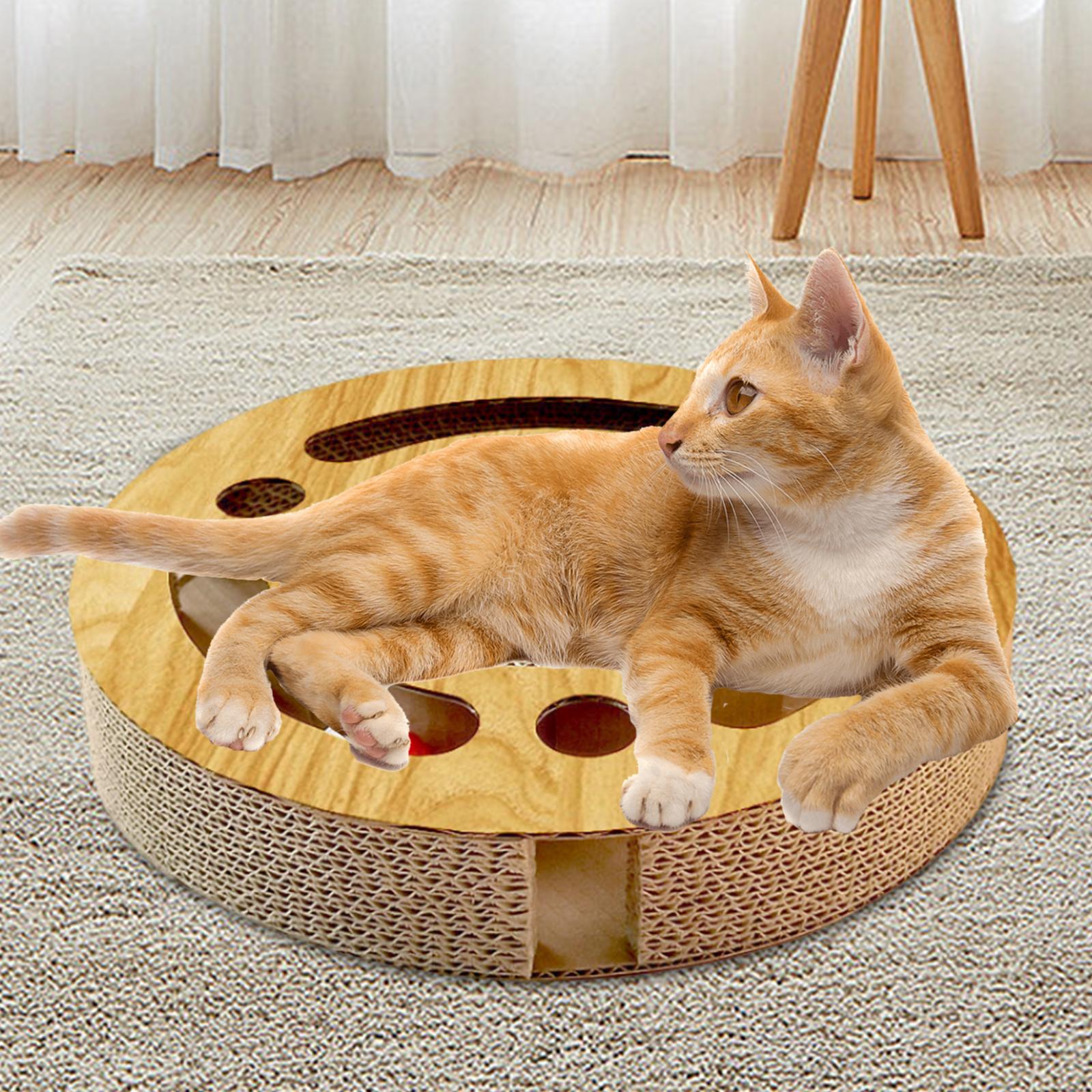 Cat Scratch Toys Lounge Cardboard Interactive Balls Furniture Accessories