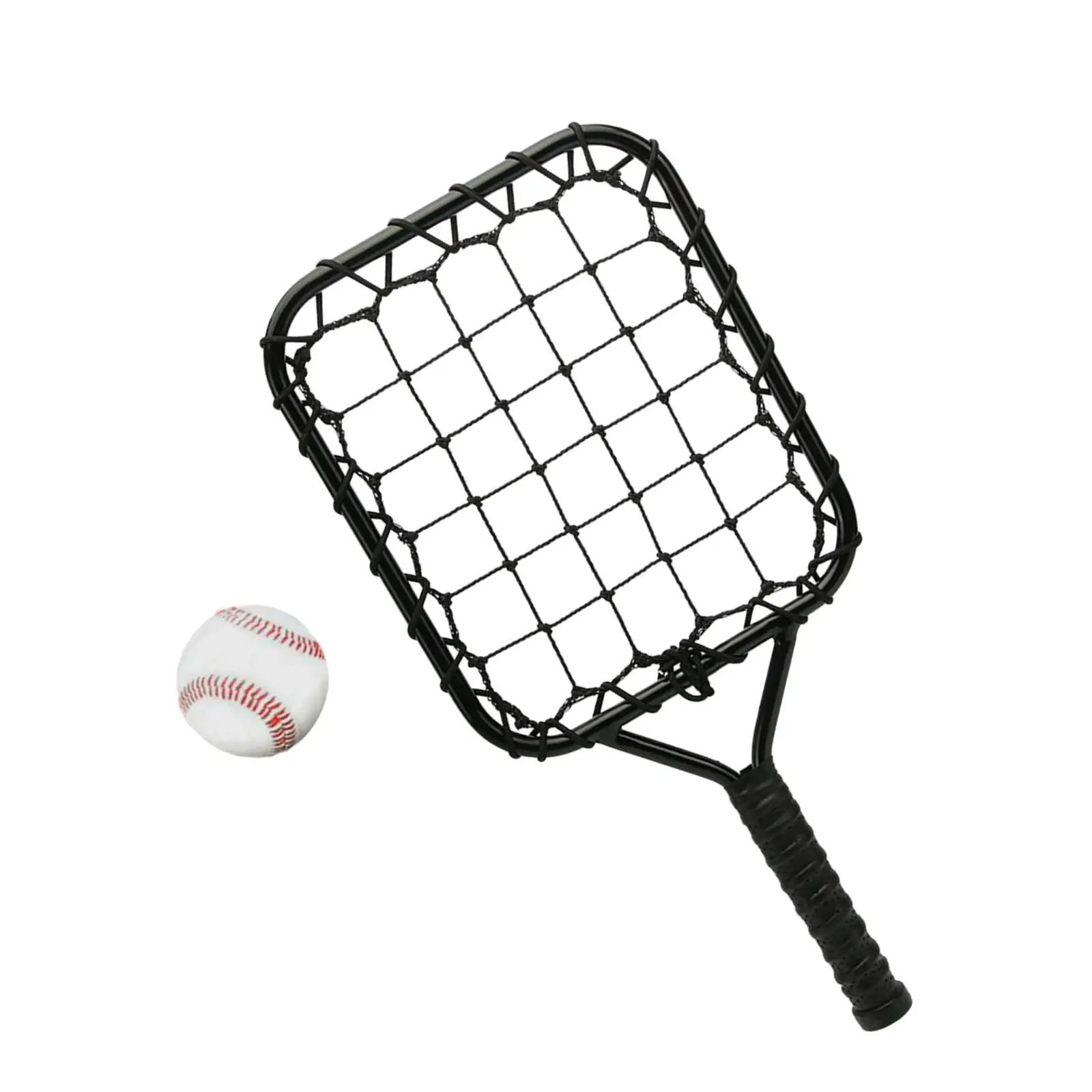Baseball Racquet Ball Set Iron Baseball Auxiliary Practice Device Baseball Racket with Ball Baseball Essentials Hitting Aid