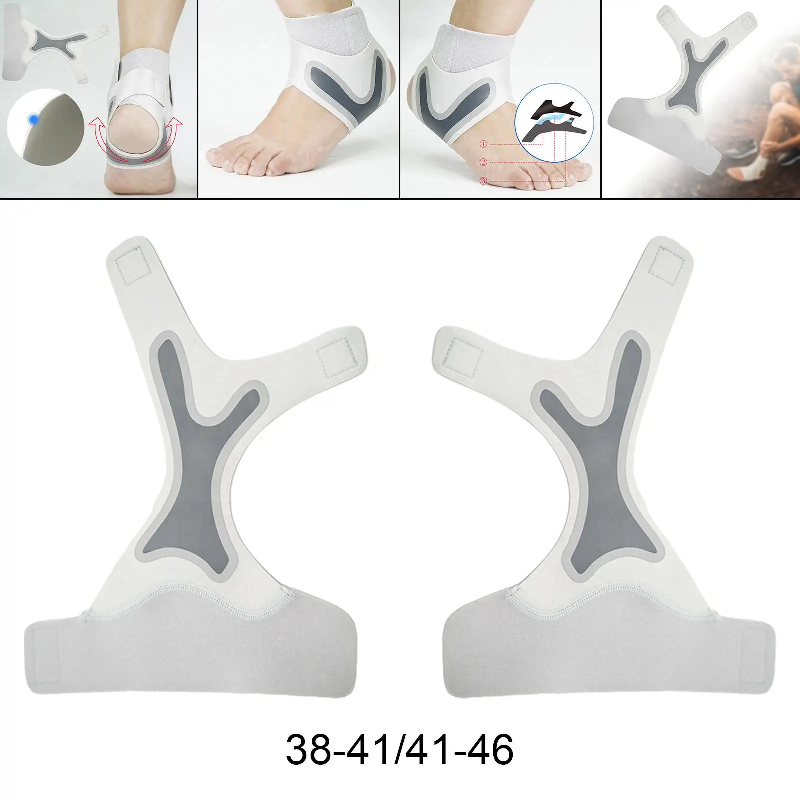 Breathable Ankle Brace Compression Sleeve   Women Men Foot Wrap