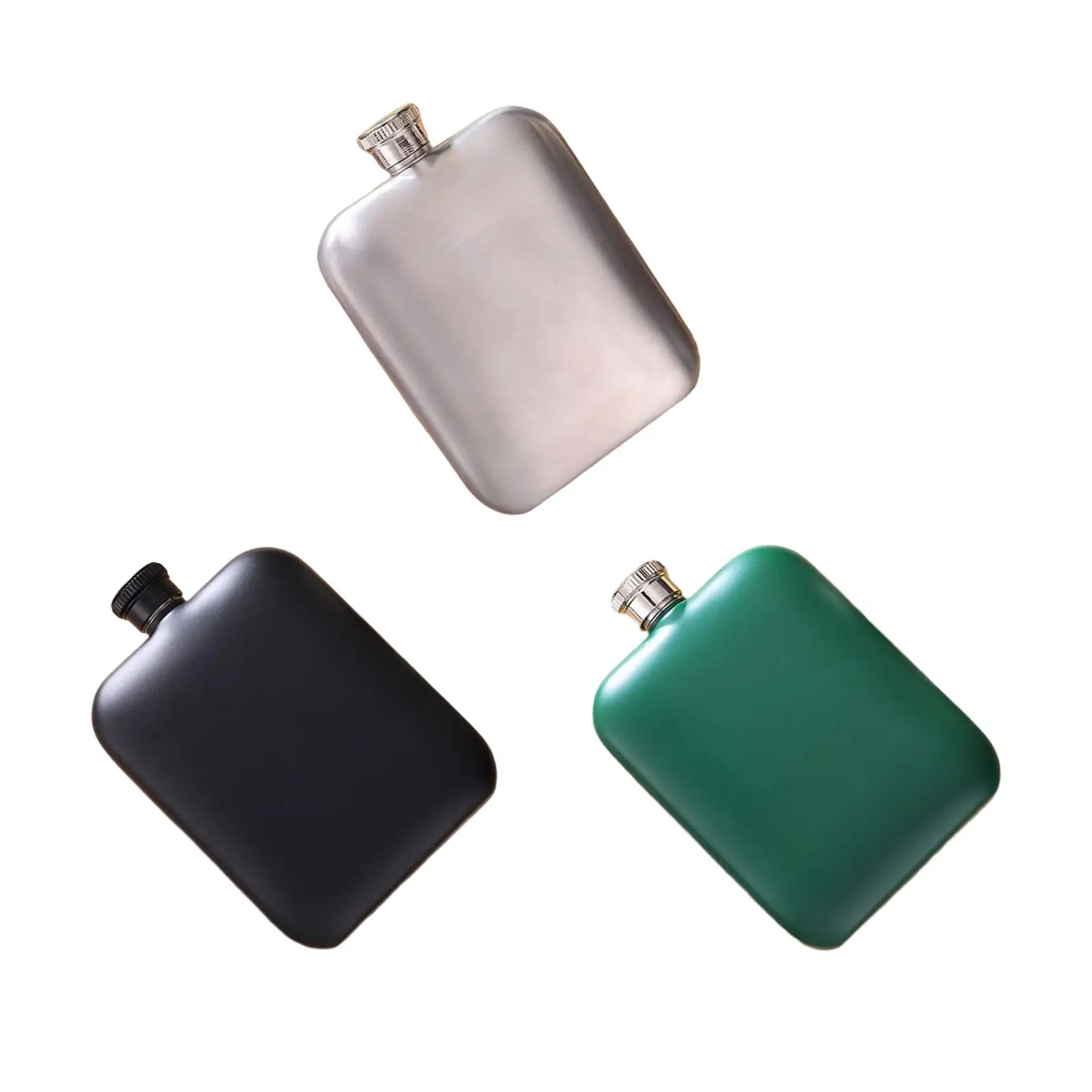 Hip Flasks Stainless Steel 170ml Outdoor Activities Whisky for Hunting Hiking