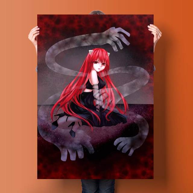 Elfen Lied Anime Poster Manga Cartoon Picture Wall Art Print Room Decor  24x36