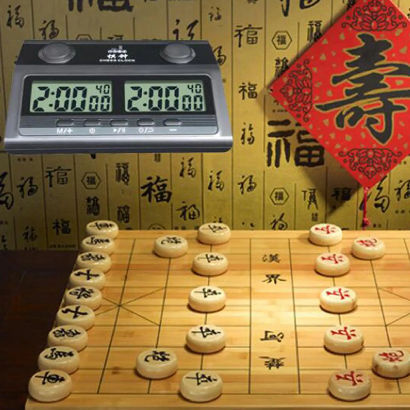 Chess Clock Board Game Timers Alarm Stop Timers for Electronic Board Game Competition