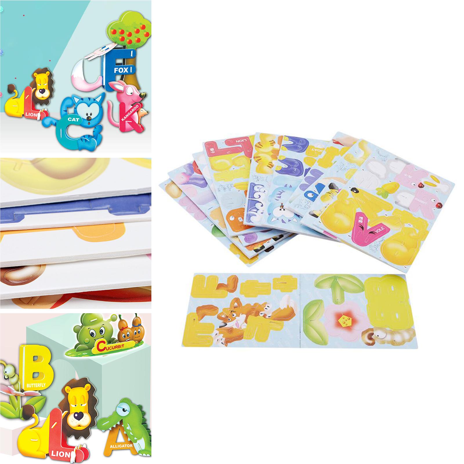 English Alphabet Cards Recognition Games Age 3 4 5 Years Reading for Baby