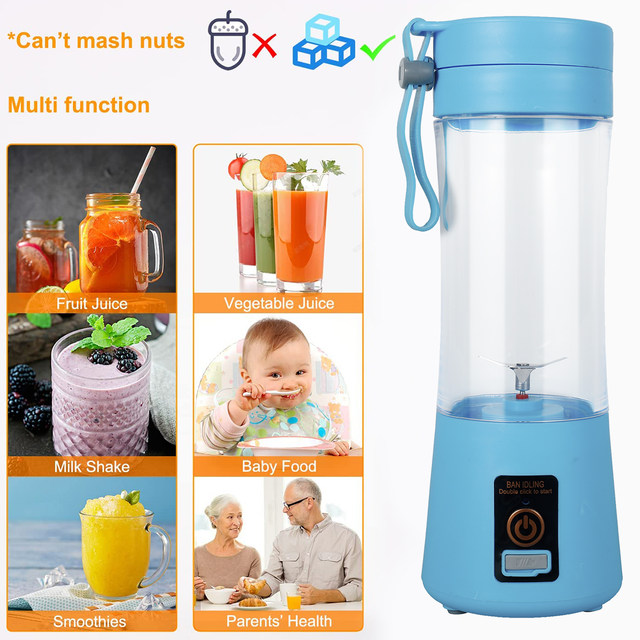 Dropship 380ML USB Portable Blender Portable Fruit Electric Juicing Cup  Kitchen Gadgets to Sell Online at a Lower Price