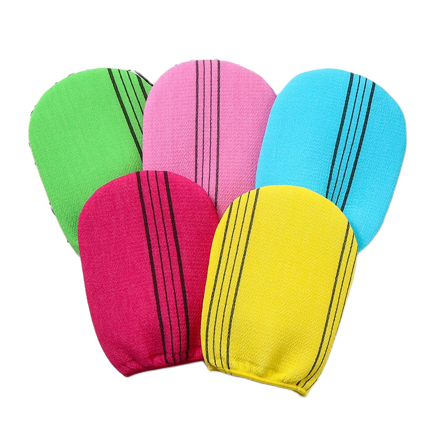 Best of 2 Pack Body Exfoliating Bath Mitt Gloves Dead Skin Remover Shower Korean Exfoliate Sponge Loofah For Men Women Reviews & Tips