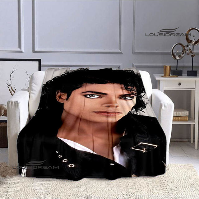 Michael Jackson Quilt, Michael Jackson For Fans Quilt Blanket Soft and Warm newest 2022, Gift For Dad, Gift For Mom, Gift For Family, Home Decor