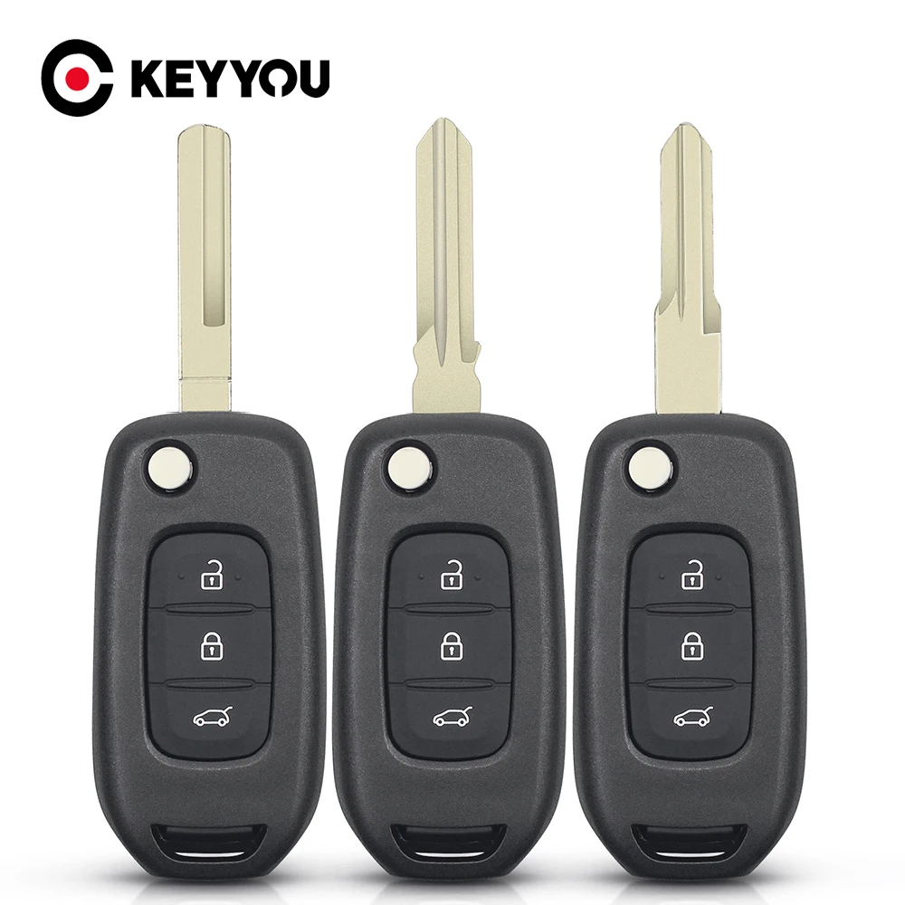 KEYYOU Auto Flip Schlüssel Fall Shell Für Renault Kwid 2023 Kadjar Captur Megane Sandero Stepway Logan Clio 5 2022 Arkana 2020 2021 – Detail 3