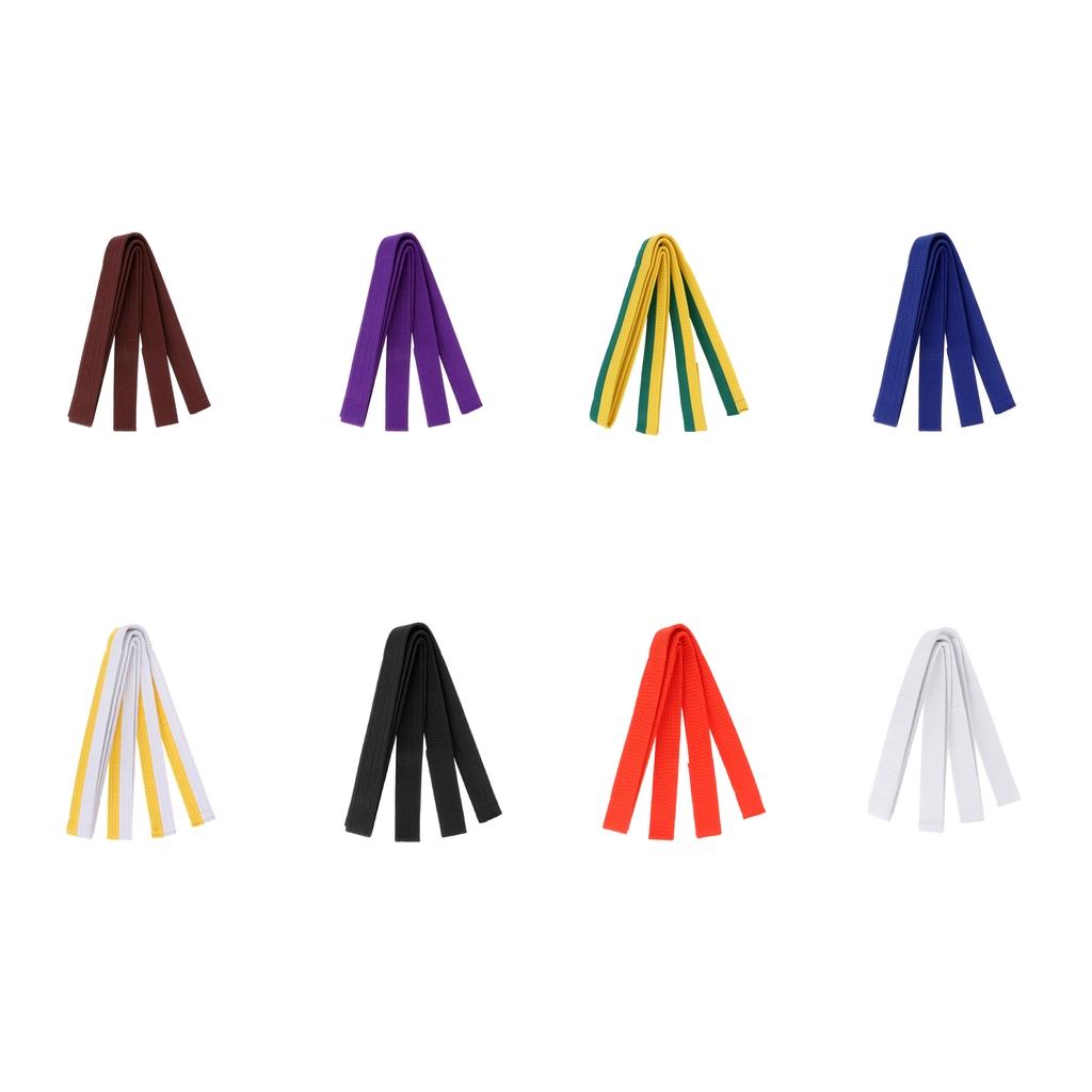 Durable Taekwondo Belt Double Wrap (Colors) Belt Judo Aikido Belt
