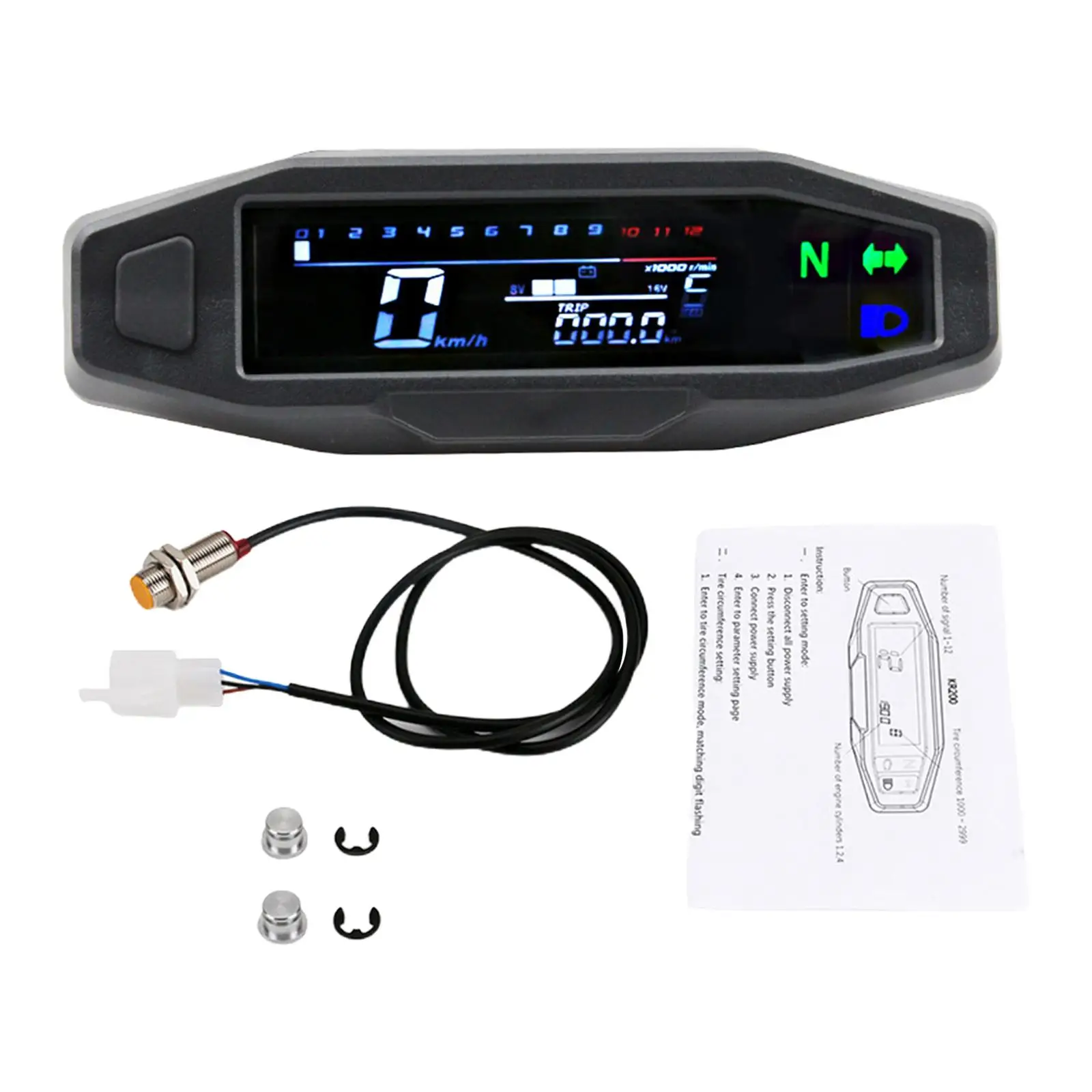 Motorcycle Motorbike LED Digital   Gear Display Stall Display universal for Motorcycles