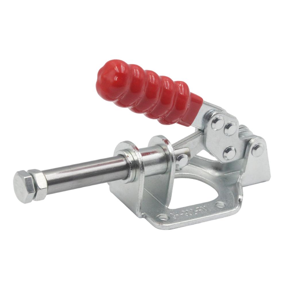 Adjustable Toggle Clamp, Quick Release Anti-Slip 32mm Stroke Hand Tool Toggle Latch Horizontal Clamp for Woodworking Welding