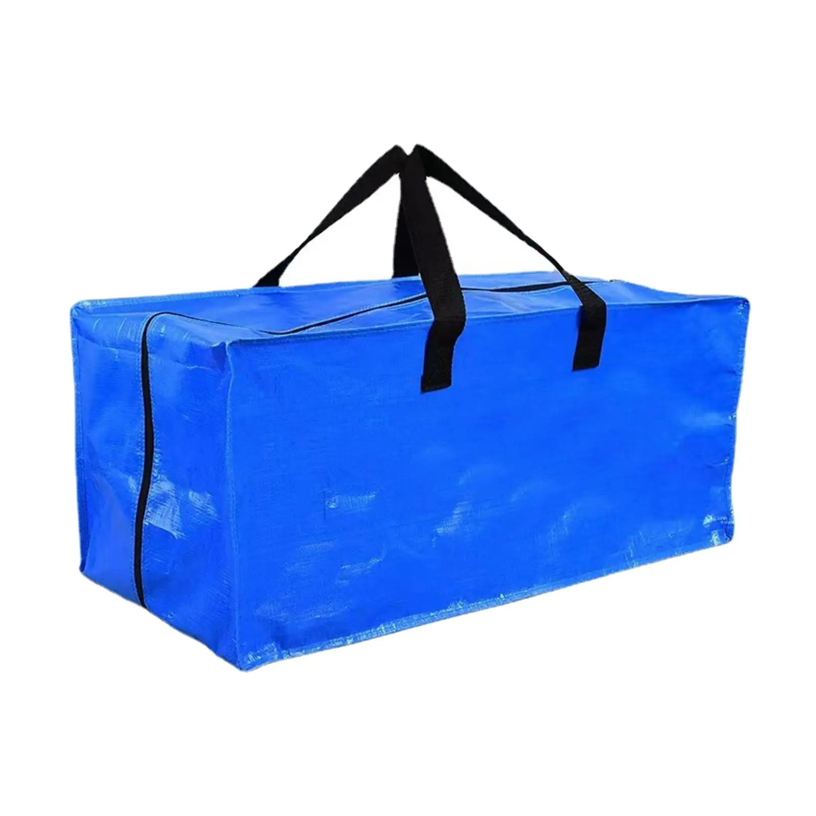Heavy Duty Large Moving Bags Reusable Double Handles Lightweight Storage Totes for Laundry Travel Garage Bedding Blanket Clothes