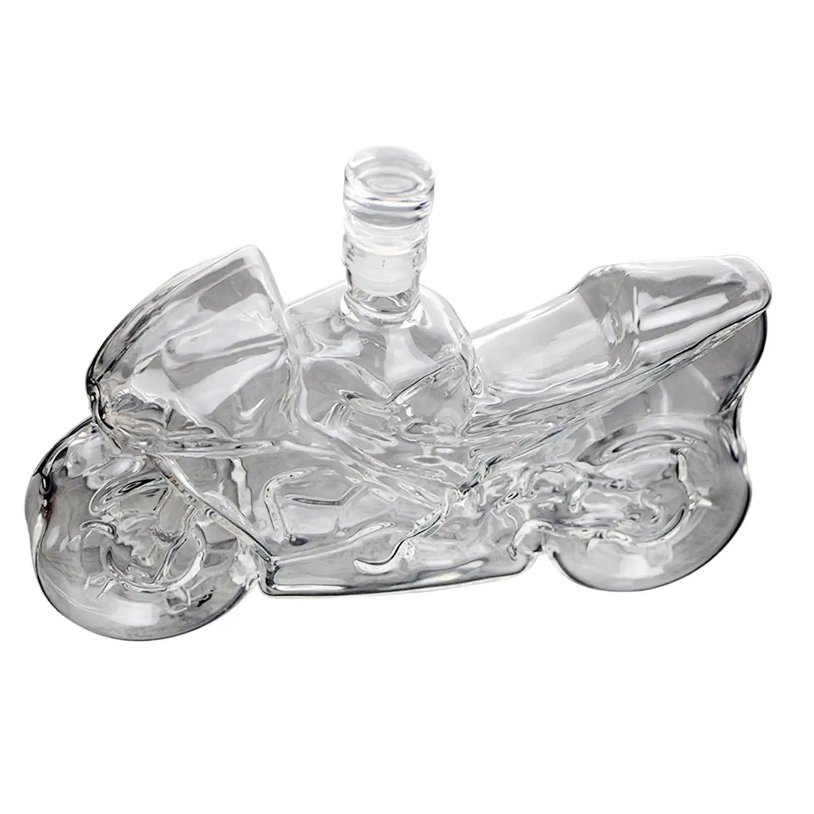 Motorcycle Design  Decanters Hand Blown Novelty  Dispenser for Entertaining Drinkware Whisky Lovers 