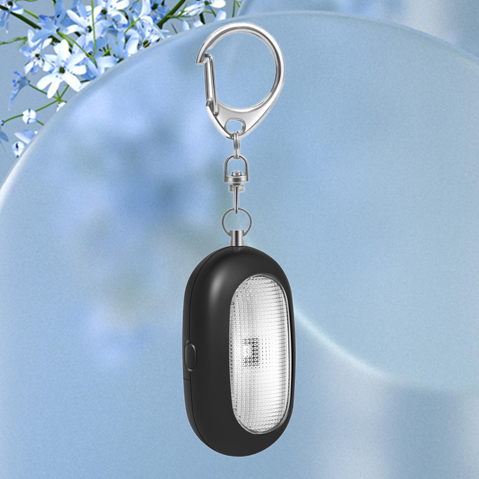 Personal Security Alarm 130dB with LED Light for Girls Women Lightweight Portable Keychain Loud Alarm Keychain Alarm with Hook