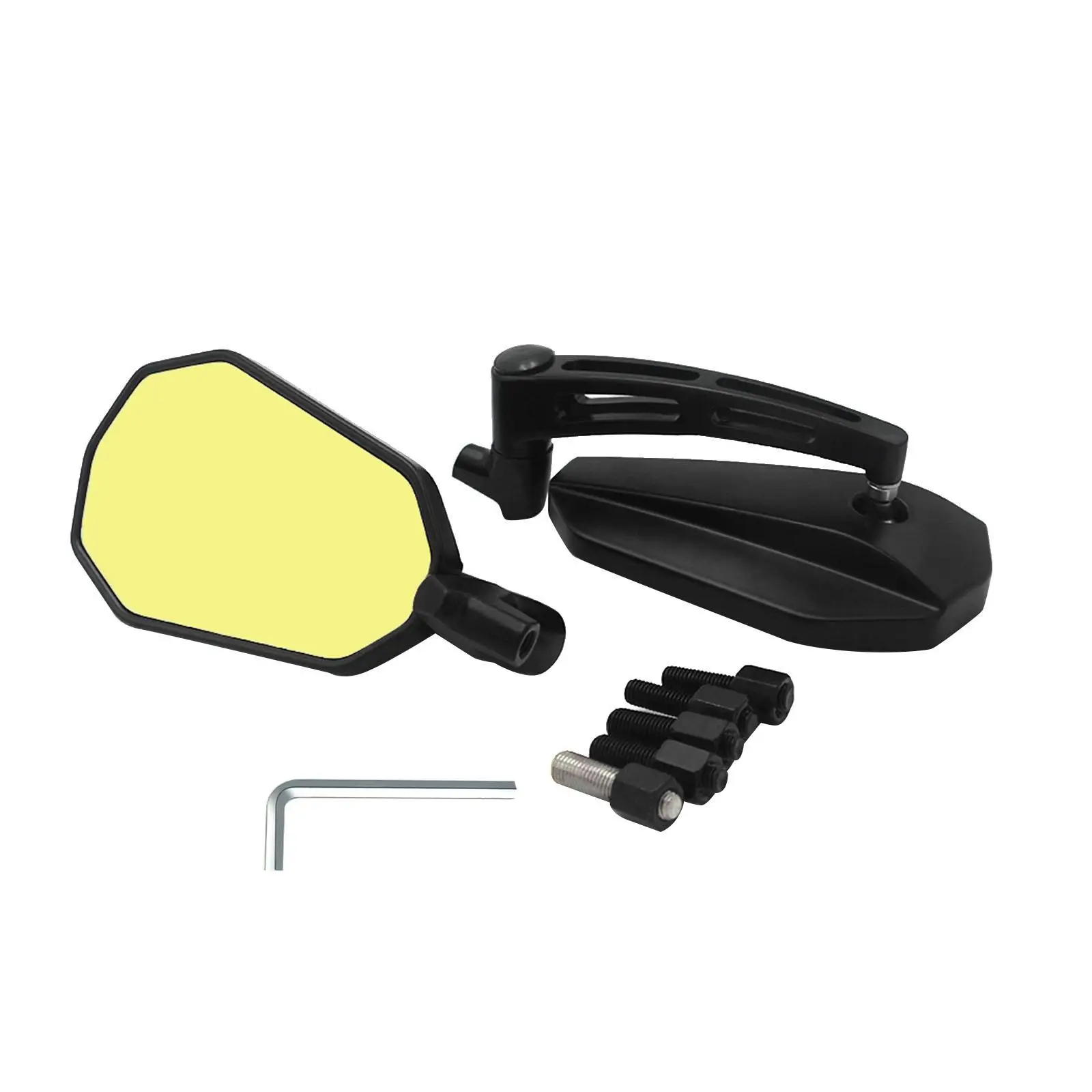 Motorbike Rearview Mirror Adjustable Easy to Install Simple 1 Pair Retrofit for Motorbike Uqi U+B N1S M2 Ube C90 Devices