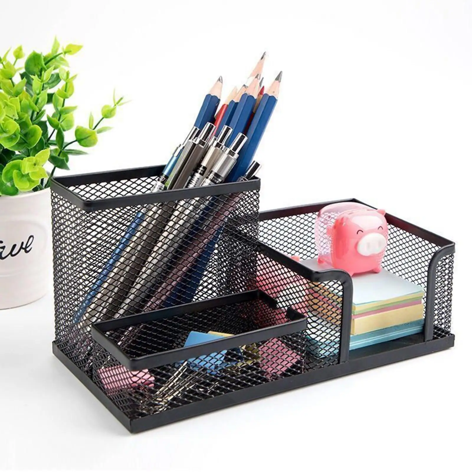 Pen Holder Desk Organizer Organizer Accessories Multifunctional Pen Cup for Desktop
