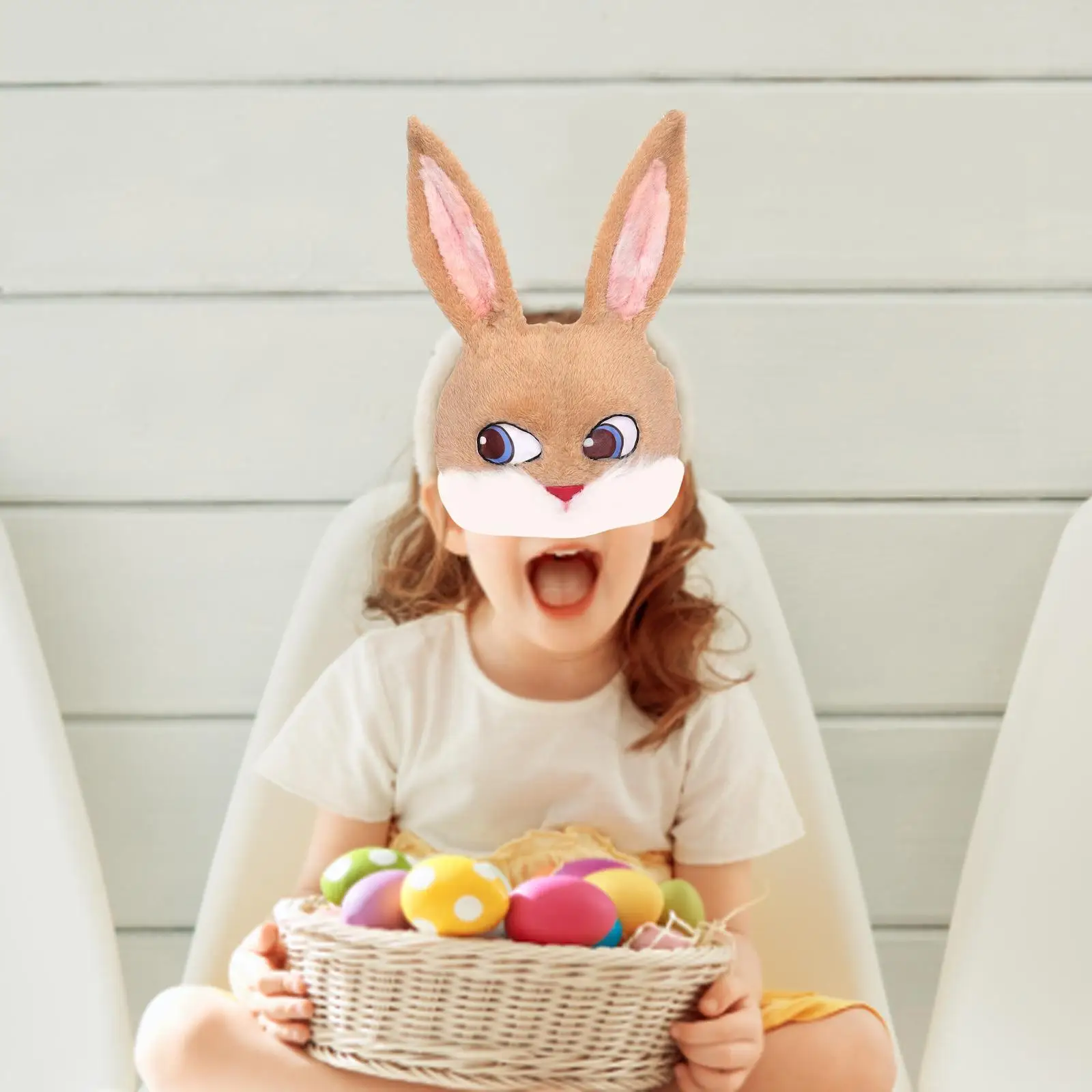 3D Rabbit Masks Headgear Decor Animal Bunny Masks for Easter Party Cosplay
