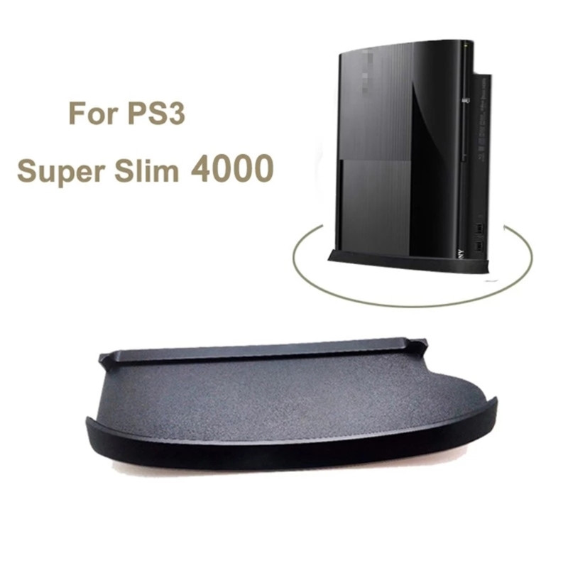 Rutschfester vertikaler Ständerhalter, Basis-Dock-Halterung, einfache Installation, verwendet für PS3 Super Slim 4000-Spielekonsole – Detail 2