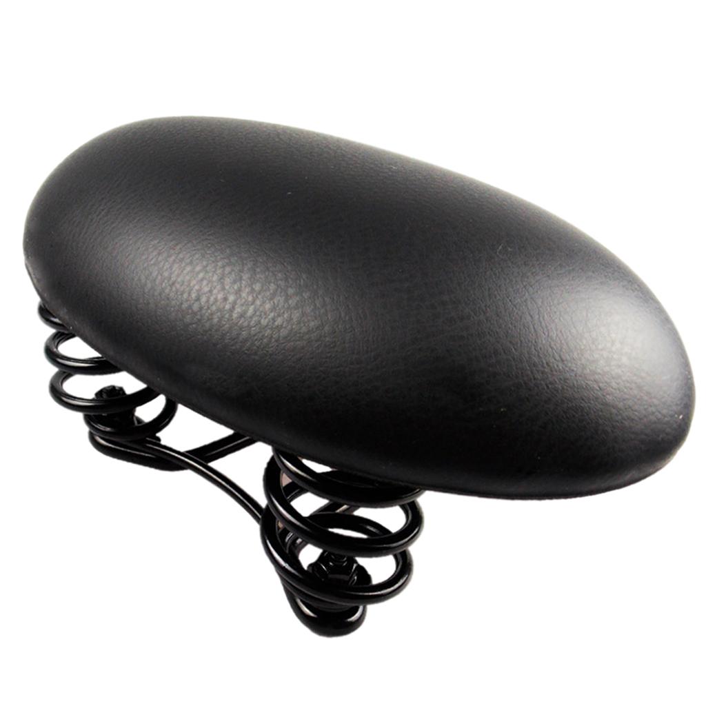 Outdoor Bicycle Cushion Spring Shock Absorber Mountain Bike Saddle Round Comfortable Noseless Cycling Seat Cushion